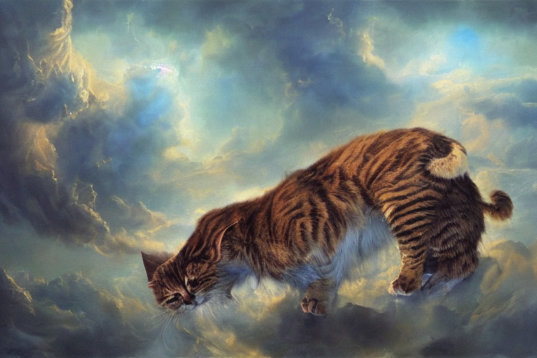 天地を創造する猫
